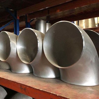 فولاد کربن سفارشی و لوله آلیاژ مناسب گالوانیزه 45 / 90 درجه آرنج