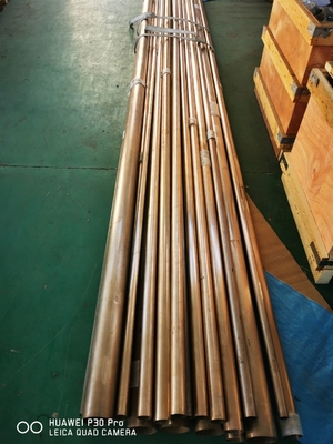 لوله CuNi بدون درز UNS C70600 OD 1/2 &quot;WT=2 mm BS 2871 Part - 2 TABLE - 3 EEMUA 144 SEC.1