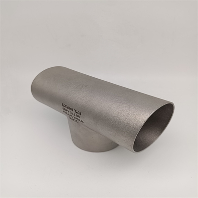 اتصالات لوله گرمکن آب گازی نقره ای Equal Tee با جوش لب به لب معادل 90 درجه
