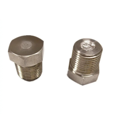 دوشاخه سر لوله شش گوش فولادی فورج شده B366 1/4 3/8 1/2 1 اینچی رزوه دار نر