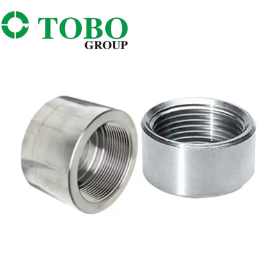 اتصالات لوله‌های فولادی تیتانیوم سوکت اتصالات فورجی کوپلینگ Ti Gr.2 1 1/2&quot; 6000# ASME B16.11