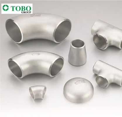 اتصالات لوله فولادی ضد زنگ BW زانویی 45 درجه 1 1/2 اینچ 316L ASME B16.9
