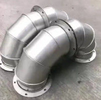 قطر کوتاه نارس گره دار 90°/45° آرنج ASME B16.9 لوله نصب شده