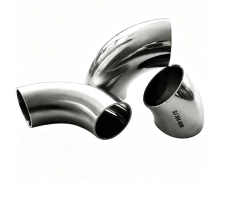 آستین فلز ضد زنگ 304 ، 90 درجه ، مناسب برای لوله کشی