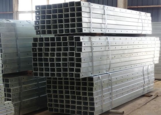 SCH80 لوله پوشش گالوانیزه با پایان های رشته ای لوله فولادی دوامدار ایده آل برای کاربردهای ساخت و ساز و لوله کشی