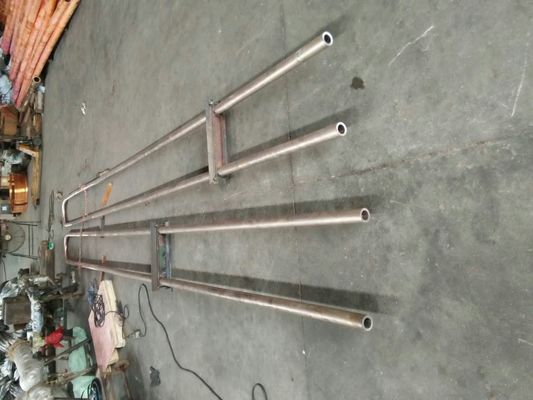 C71500 نیکل مس 90/10 U شکل فلز لوله 2 "SCH40 8000mm برای اتصال