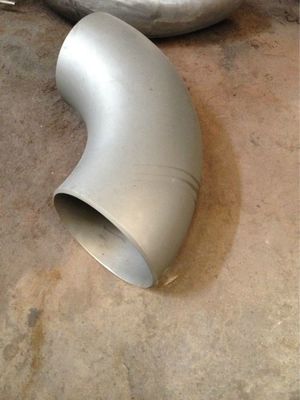 ASTM سفارشی 90 درجه شعاع آلیاژ تیتانیوم لب به لب آرنج جوش داده شده است