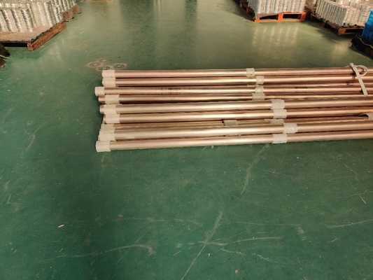 فروش داغ لوله بدون درز C70600 90/10 آلیاژ مس لوله CuNi با دمای بالا فشار بالا SCH80