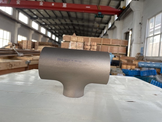 EQUAL TEE، SW، 2 &quot;X 1 1/2&quot; WT=2 mm 20 BARG، EEMUA 146 SEC.2 ASTM B151 UNS C70600 سه راهی