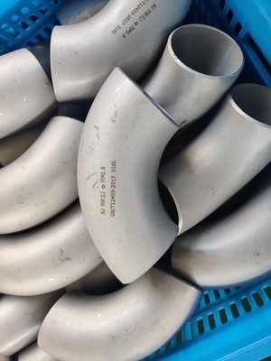 اتصالات لوله فولادی آلیاژی 90 EL، BW TO B16.9، EEMUA 146 SEC.1 2&quot; WT=2.5 میلی متر Cuni 9010