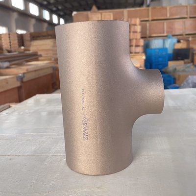 ASME B16.9 بُت جوش برابر / کاهش Tee اندازه های متغیر از NPS1/2 "-60" تحویل سریع کم MOQ مواد سفارشی مانند فولاد کربن فولاد ضد زنگ
