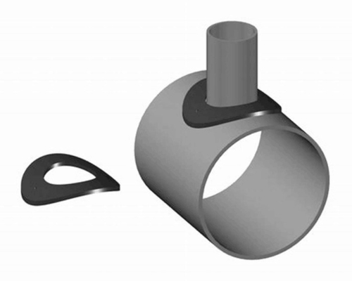 پد تقویت کننده شاخه لوله کربن فولادی ASTM A516 Gr. 70 برای اتصال