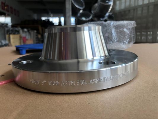 فلنج گردن جوشی ASTM A182 N06600 با استحکام بالا CL300 RF ASME B16.5