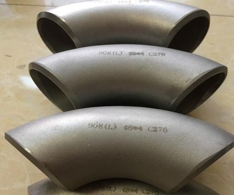اتصالات لوله جوش لب به لب زانویی فولاد آلیاژی نیکل B366 WPNIC11 خم شعاع بلند 180D ASME B16.9