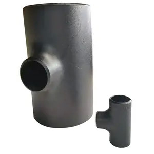 اتصالات لوله بدون درز مشکی فولاد کربنی API5l CS Equal Tee