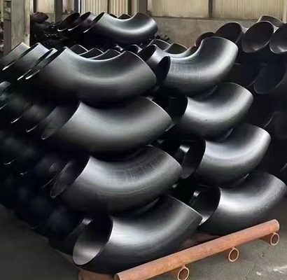 اتصالات لوله جوش لب به لب فولاد آلیاژی نیکل خم شعاع بلند 90D زانو A234 WP11