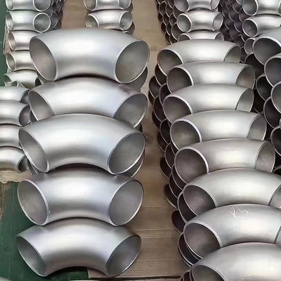 اتصالات لوله فولادی نیکل آلیاژی Hastelloy C22 با زانویی 90 درجه خم شعاع کوتاه ANSI B16.9