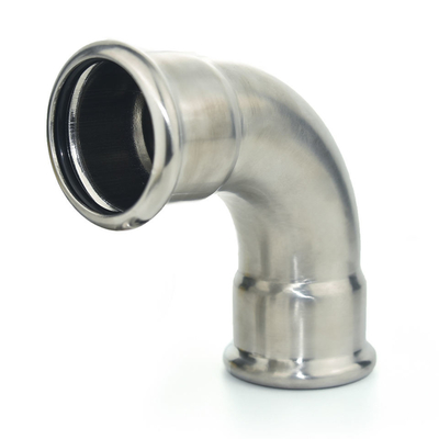 اتصالات لوله جوش لب به لب UNS N10276 BW Elbow STD 90D با آلیاژ نیکل فولادی