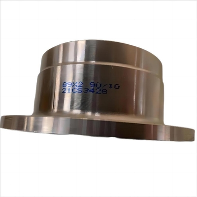 اتصالات لوله فولادی آلیاژی مسی نیکل لپ اتصال انتهایی خرد 90/10 C70600 فلنج نوع کوتاه