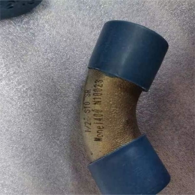 اتصالات لوله فولادی زانویی LR آلیاژ نیکل ASTM B366 N04400 مونل 400 زانویی 90 درجه