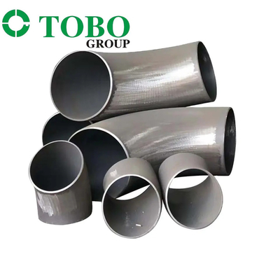 B564 N08810 اتصالات لوله فولادی نیکل آلیاژی BW زانویی 1 1/2 اینچ SCH80S ASME B16.9