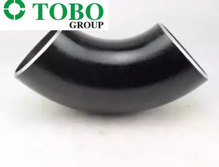 اتصالات لوله فولادی آلیاژی A234 WP5 زانویی 90 درجه LR خم لوله بدون درز آلیاژی کربنی