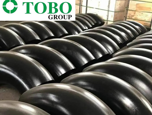 اتصالات لوله جوش لب به لب A234 WPB فولاد کربنی زانویی خم شعاع کوتاه 3 اینچی STD ASMB E16.9