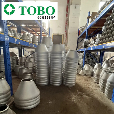 اتصالات لوله فولادی آلیاژ نیکل ASTM B366 WPNCI 4 اینچ x 3 اینچ SCH40 کاهنده متحدالمرکز جوش لب به لب