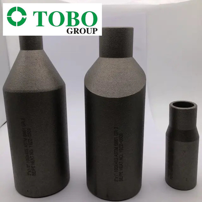 اتصالات لوله فولادی تیتانیوم ASTM B363 Ti Gr7 2 اینچ x 1 اینچ SCH10S x SCH40S نوک سینه آلیاژ تیتانیوم Swage