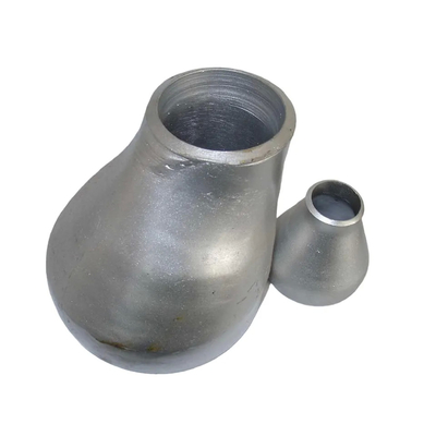 ANSI/ASME فولاد ضد زنگ فولاد کربن فولاد تکه جوش کاهش دهنده اندازه های سفارشی &amp; مواد درجه صنعتی