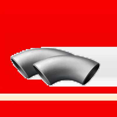 اتصالات لوله فولادی بدون درز آلیاژی فولاد SCH 40 1/2'' 45° 90° LR زانویی فشار بالا