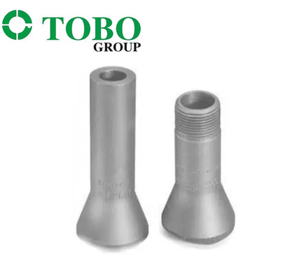 خروجی نوک پستان ASME B16.11 SS از نیپل های فولادی آلیاژی که روی لوله های اصلی خطوط تخلیه، مخازن تحت فشار و