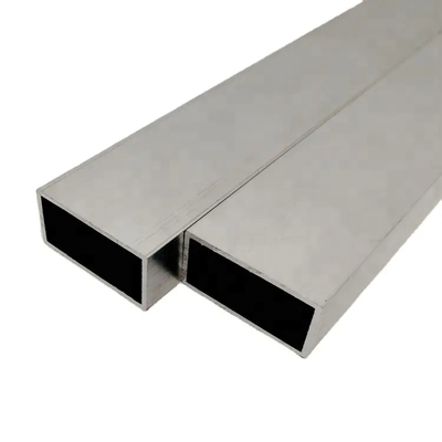 فلز کیفیت بالا کارخانه قیمت 3 * 3 اندازه های سوراخ مستطیل لوله آلومینیوم آلیاژ 3003 3004 3005 آلومینیوم لوله مربع