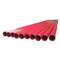 لوله های فولادی کامپوزیت با روکش پلاستیک قرمز ASTM A106 لوله های دیواری ضخیم فولاد کربنی