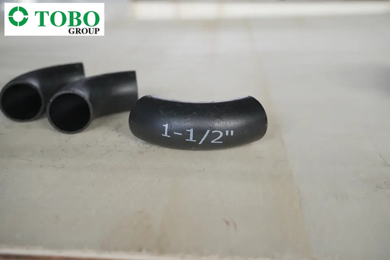 اتصالات لوله فولادی آلیاژی TOBO با اندازه سفارشی A234 WP5 / زانویی جوش داده شده 90 درجه