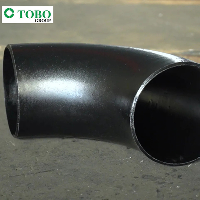 اتصالات لوله فولادی آلیاژی TOBO با اندازه سفارشی A234 WP5 / زانویی جوش داده شده 90 درجه