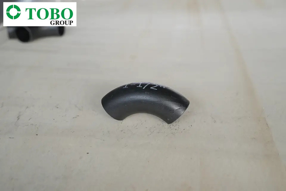 اتصالات لوله فولادی آلیاژی TOBO با اندازه سفارشی A234 WP5 / زانویی جوش داده شده 90 درجه