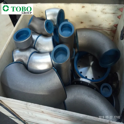 اتصالات لوله فولادی آلیاژی زانویی 90 DN250 A335 P11 P22 WB36 P91 P92 Schedule40 Pipe