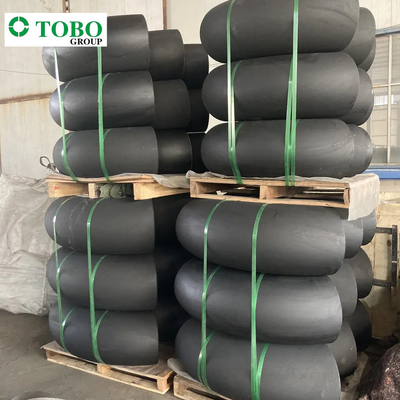 اتصالات لوله فولادی آلیاژی A234 WP5 زانویی 90 درجه LR زانویی بدون درز فولاد کربنی / زانویی فولادی آلیاژی / خم لوله