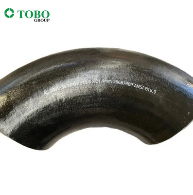 اتصالات جوشی لب به لب ASTM A234 WP91 فولاد آلیاژی بدون درز زانوهای لوله با شعاع بلند 90 درجه