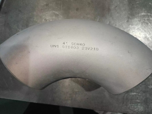 ASTM A234 WP11 90 درجه آرنج 3" Sch80 شعاع بلند آلیاژ فولاد آرنج بدون بخیه