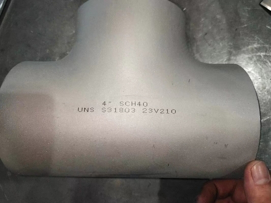 اتصالات لوله سوپر دوبلکس Equal Tee BW ASME B16.9 SMLS 4 اینچ اتصالات SCH40S