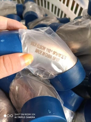 اتصالات لوله Super Duplex 90LR Elbow ASME B16.9 SMLS 1 1/2&quot; SCH10S BW Pipe Fittings