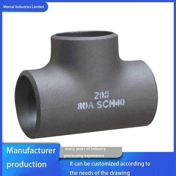 اتصالات جوش لب به لب Hastelloy C276 سه راهی کاهش دهنده S32750 5 X 4 ASME B16.9