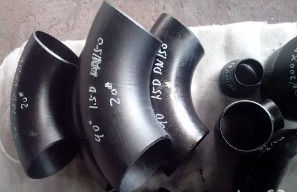 A234 WPB فولاد کربن بدون درز 90 ° 45 ° آرنج SCH80s ANSI B16.9 لوله نصب