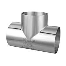 Stainless Steel Butt Weld Equal Tee with Strong Structure & Smooth Flow