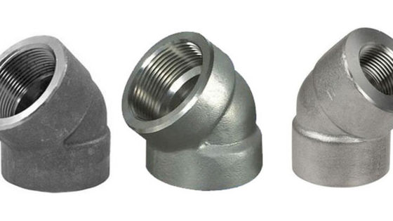 قطر کوتاه نارس گره دار 90°/45° آرنج ASME B16.9 لوله نصب شده