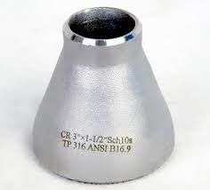 کاهنده هم مرکز جوش لب به لب بدون درز آلیاژ ۸۰۰ SCH40 ASME B16.9