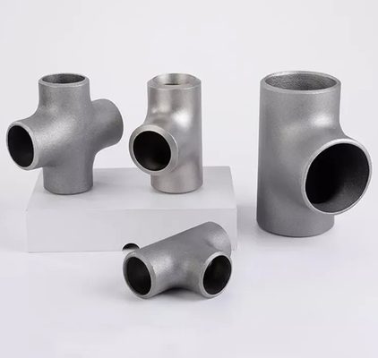 اتصالات جوش لب به لب فولادی ضد زنگ دوبلکس UNS S31803 سه راهی کاهش دهنده 3 X 2 ASME B16.9