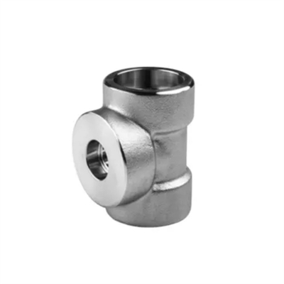 ASME B16.9 تی رشته ای اندازه های متغیر از NPS1/2 "-60" تحویل سریع MOQ کم مواد سفارشی مانند فولاد کربن فولاد ضد زنگ